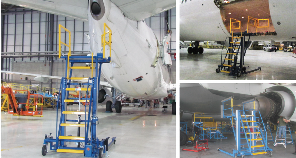 Aviation Wheel Well and Platform Stand