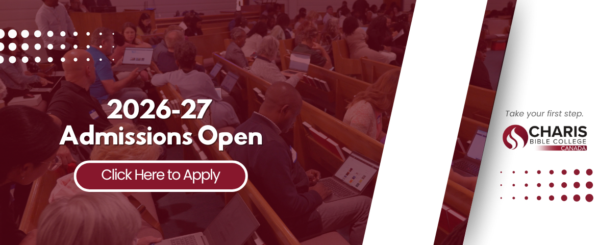 Charis Toronto Admissions Banner