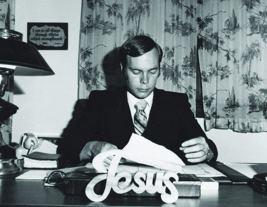 Andrew in his office | 1970s