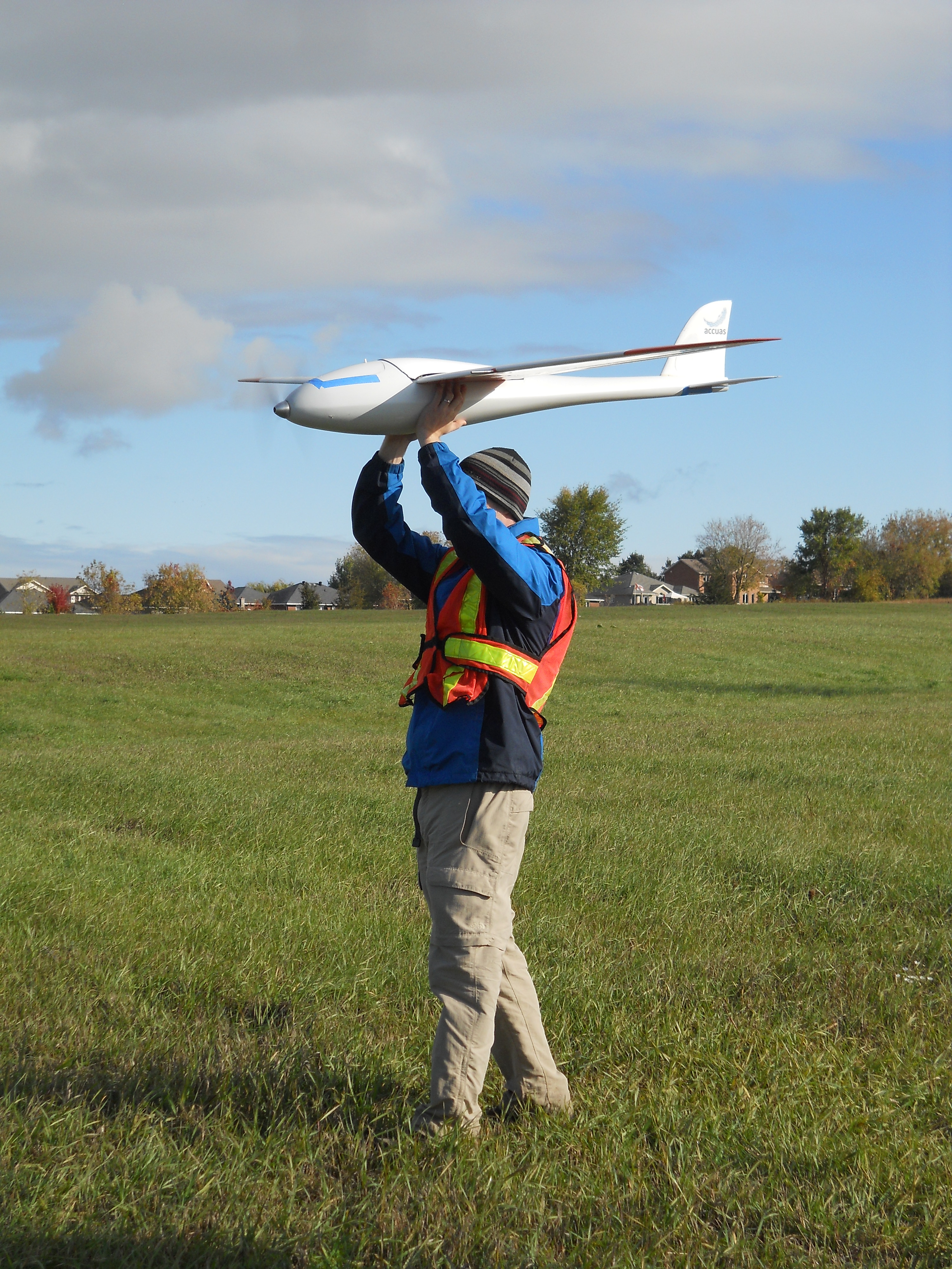 Launching the UAV