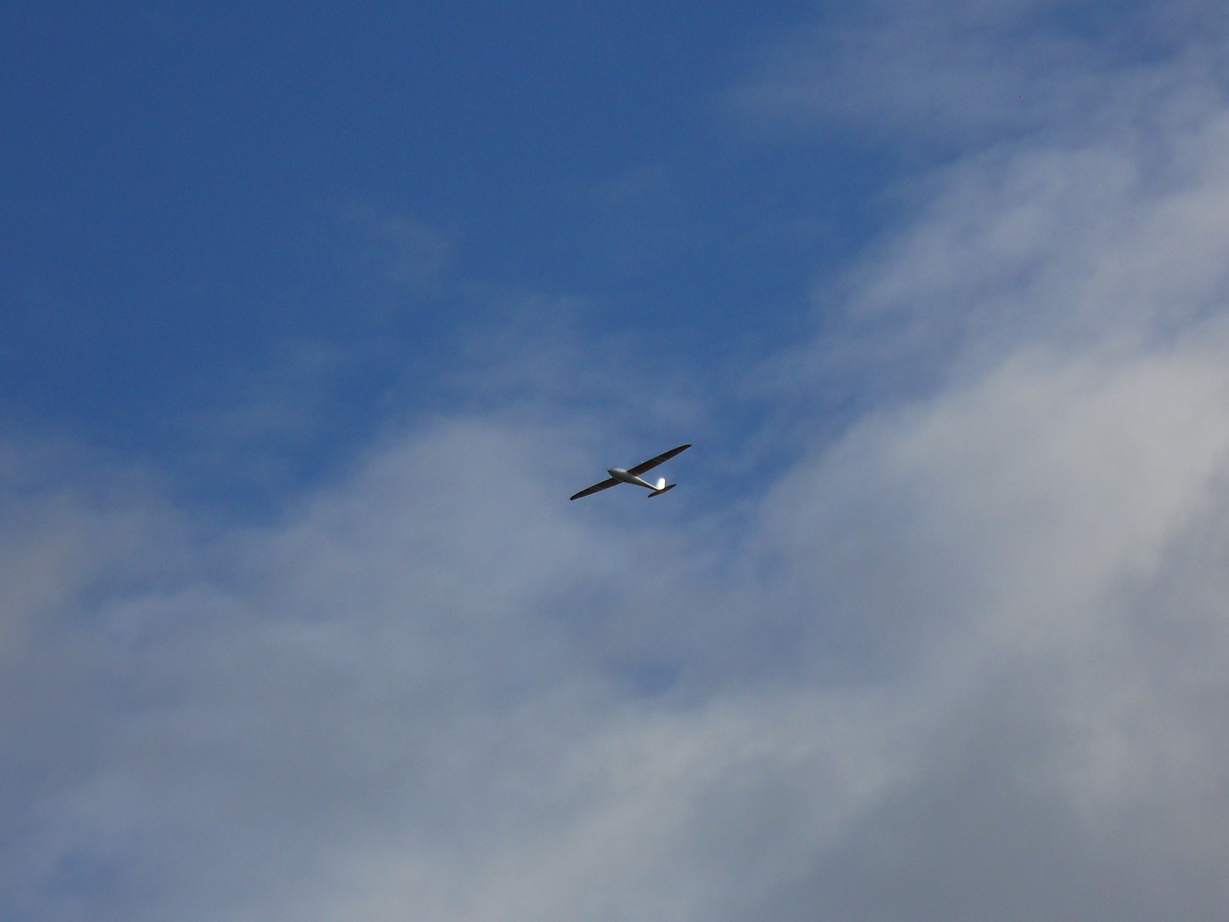 The UAV Flying Across the Site