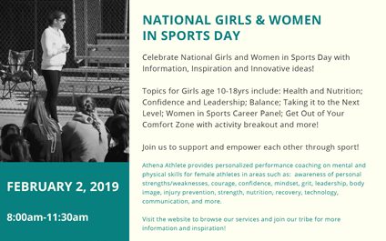 National Girls & Women in Sports Day 2019