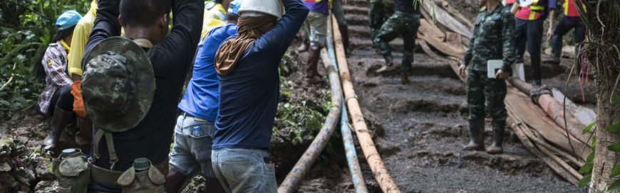 Geoinformatic for Relief Practice – Tham Luang Cave Rescues