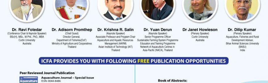 International Conference on Fisheries and Aquaculture 2019 – (ICFA 2019)