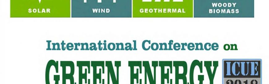 ICUE 2018 on Green Energy for Sustainable Development