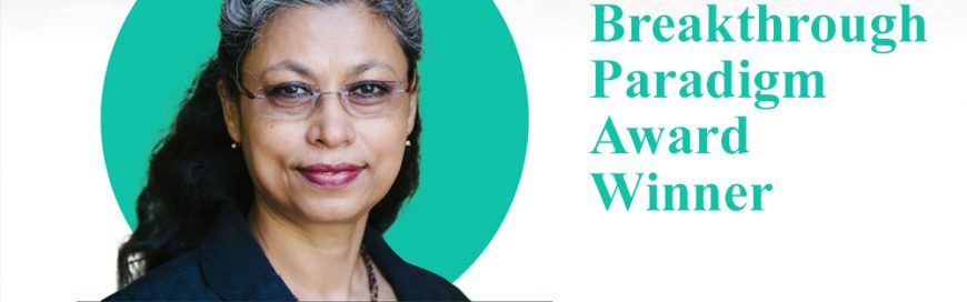 Voice for Global South: Joyashree Roy named 2021 Breakthrough Paradigm Award Winner