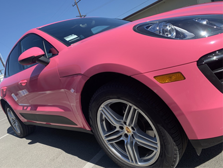 Porsche Pink Wrap