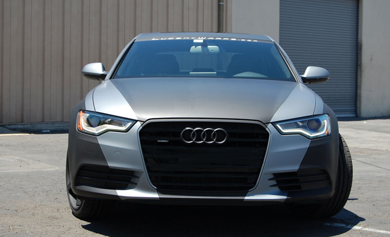 Audi A6 Matte Black Wrap Photos Audi Collections