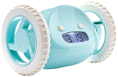 SHINY NEW GADGET OF THE MONTH:  Clocky – The Alarm Clock on Wheels