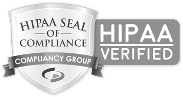 Logo-HIPAA-Compliance-Verification-Seal-of-Compliance-bw