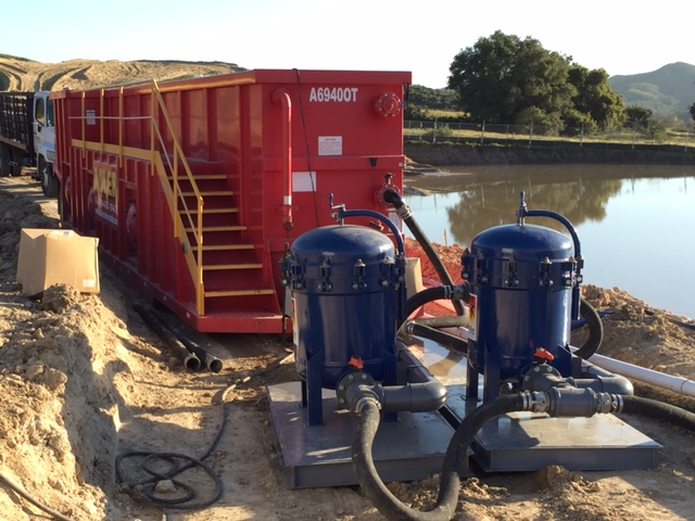 500 GPM Construction Stormwater Treatment System - Santa Ana