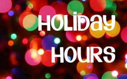 Pure Effect Holiday Hours
