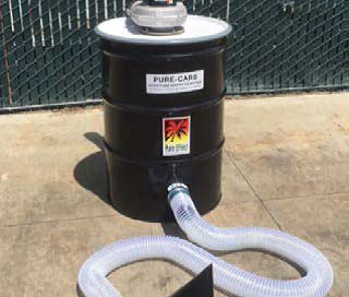 Using Carbon Drum Vessels for VOC Odors