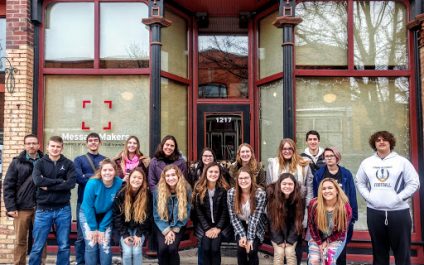 Pewamo-Westphalia High School Visits MessageMakers!