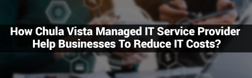 How Chula Vista Managed IT Service Provider Help Businesses To Reduce IT Costs