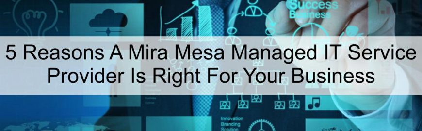 5 Reasons A Mira Mesa Managed IT Service Provider Is Right For Your Business