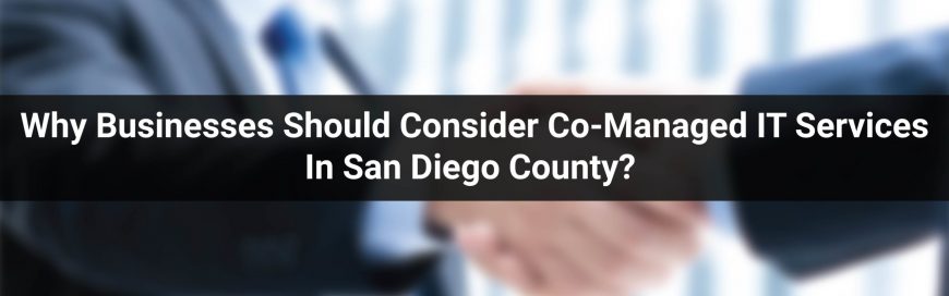 Why Businesses Should Consider Co-Managed IT Services In San Diego County?