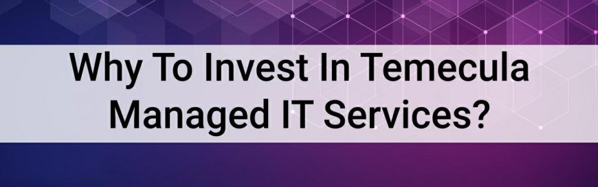 Why To Invest In Temecula Managed IT Services?