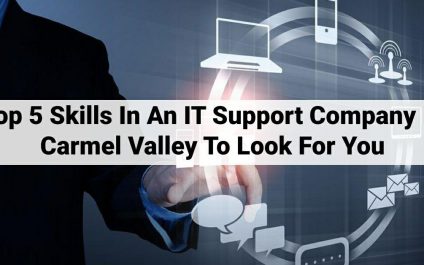 Top 5 Skills In An IT Support Company In Carmel Valley To Look For You