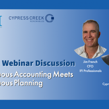 Continuous Planning Meets Continuous Accounting