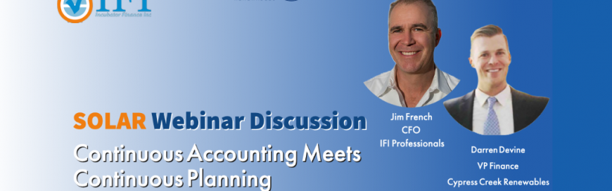 Continuous Planning Meets Continuous Accounting