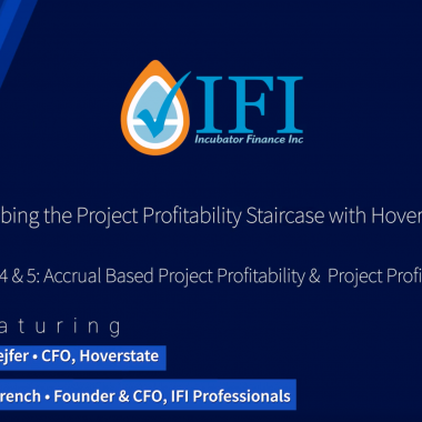 Climbing the Project Profitability Staircase with Hoverstate - Levels 4 & 5 - Accrual Based Project Profitability & Project Profitability with Allocations