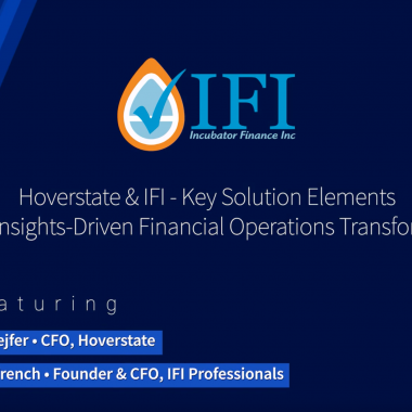Hoverstate & IFI - Key Solution Elements for an Insights - Driven Financial Operations Transformation