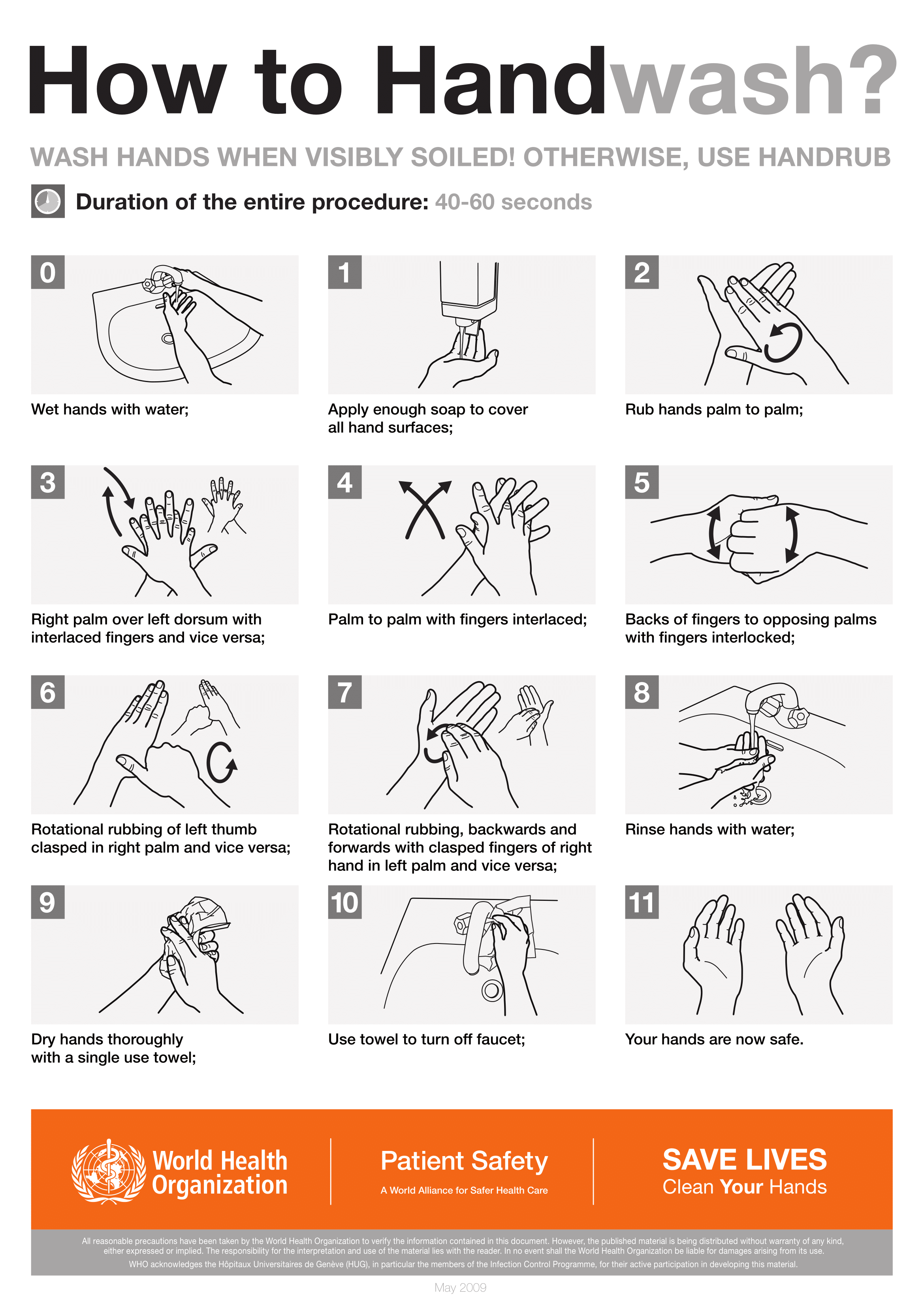 How to Wash Hands