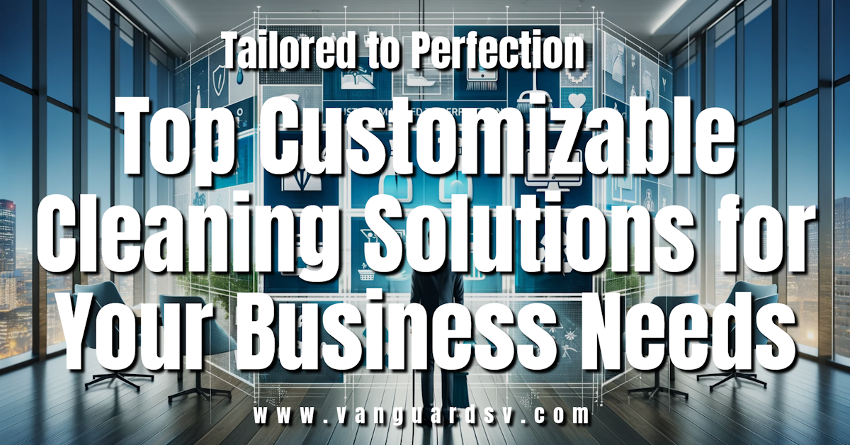 Tailored to Perfection: Top Customizable Cleaning Solutions for Your Business Needs