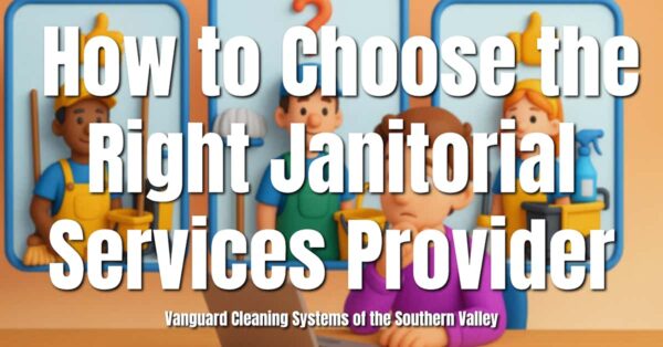 How to Choose the Right Janitorial Services Provider