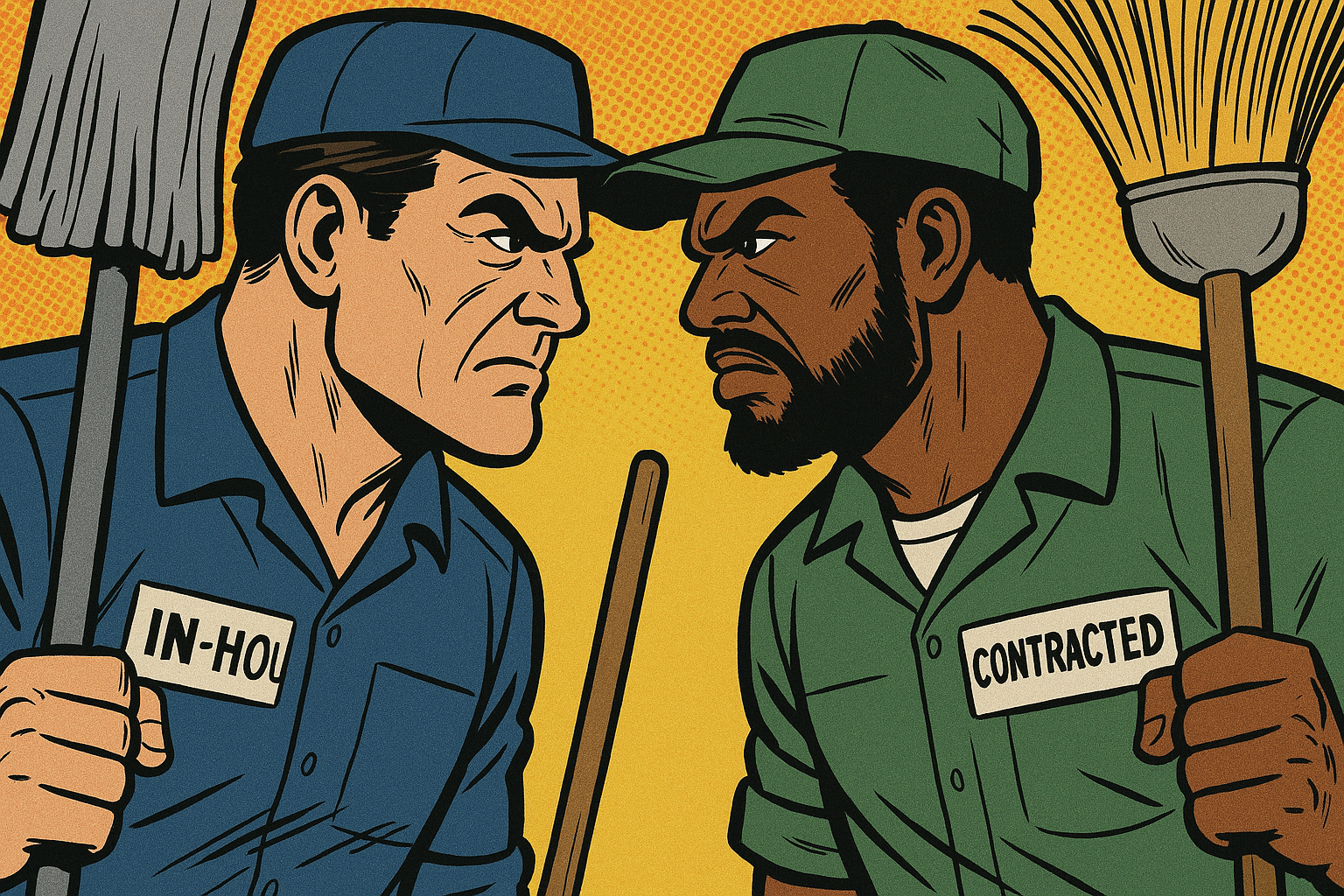 Pros and Cons of In-House vs. Contracted Janitorial Services