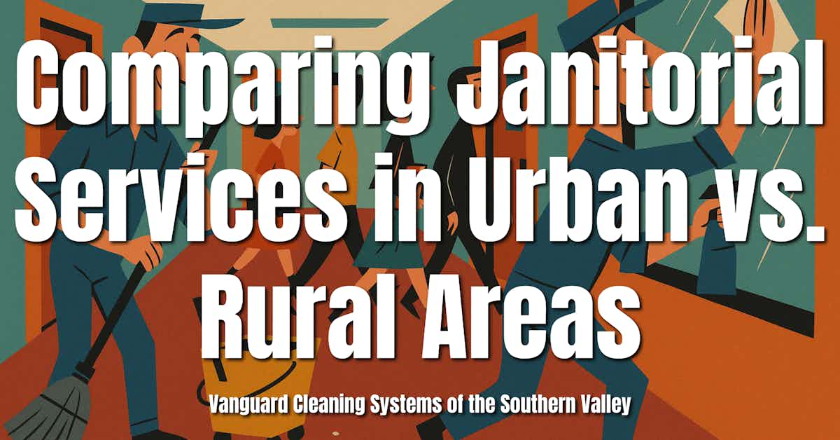 Comparing Janitorial Services in Urban vs. Rural Areas