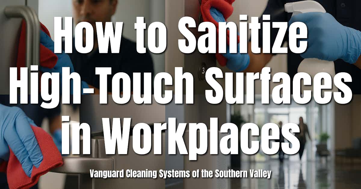 How to Sanitize High-Touch Surfaces in Workplaces