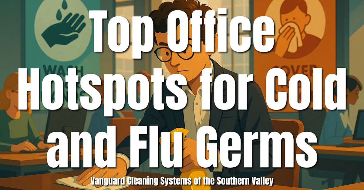 Top Office Hotspots for Cold and Flu Germs