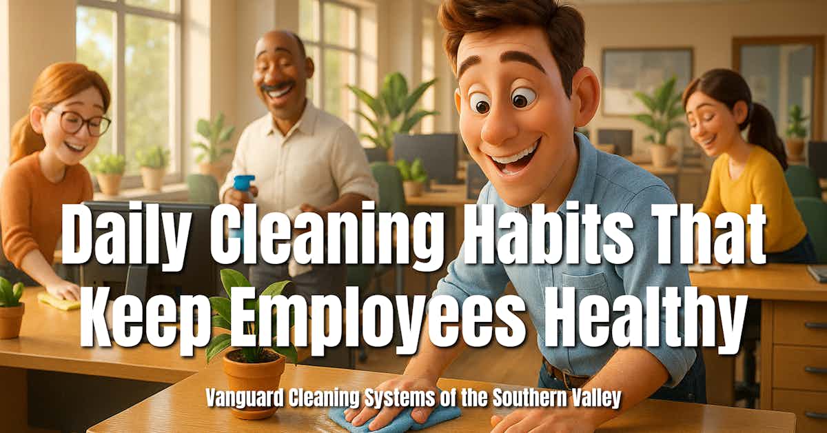 Daily Cleaning Habits That Keep Employees Healthy