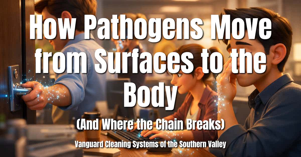 How Pathogens Move from Surfaces to the Body (And Where the Chain Breaks)