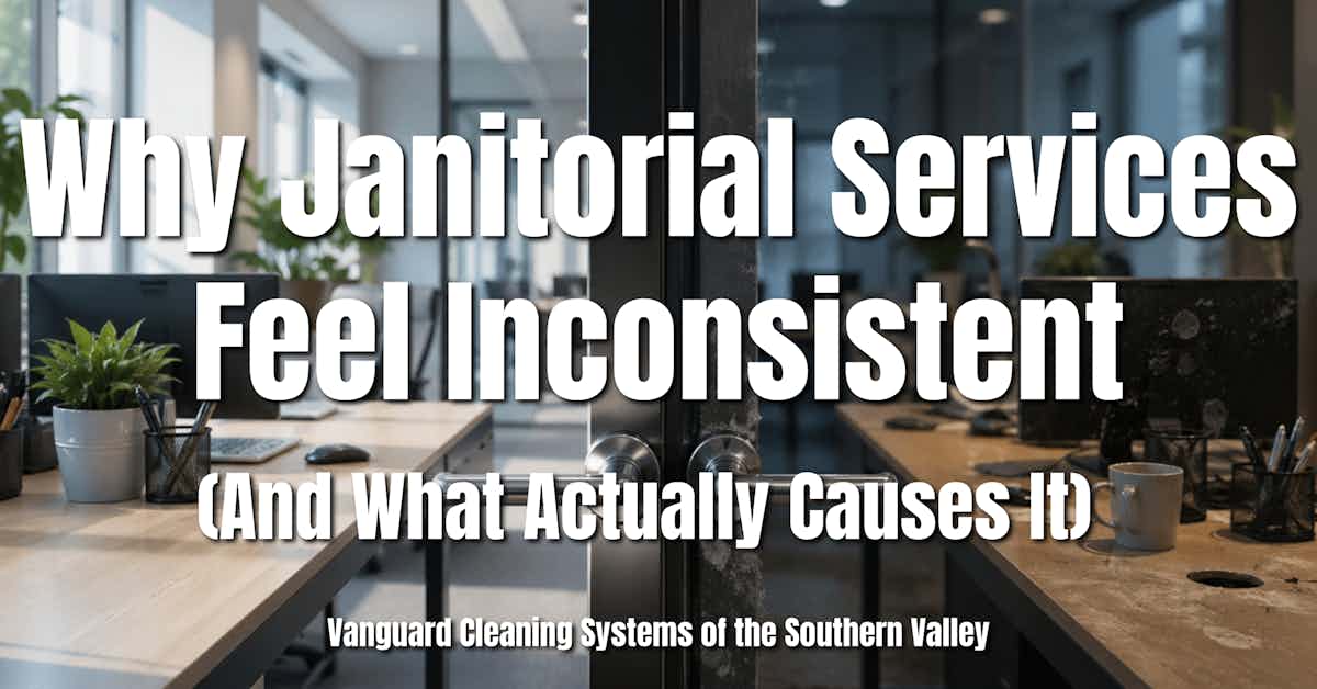 Why Janitorial Services Feel Inconsistent (And What Actually Causes It)