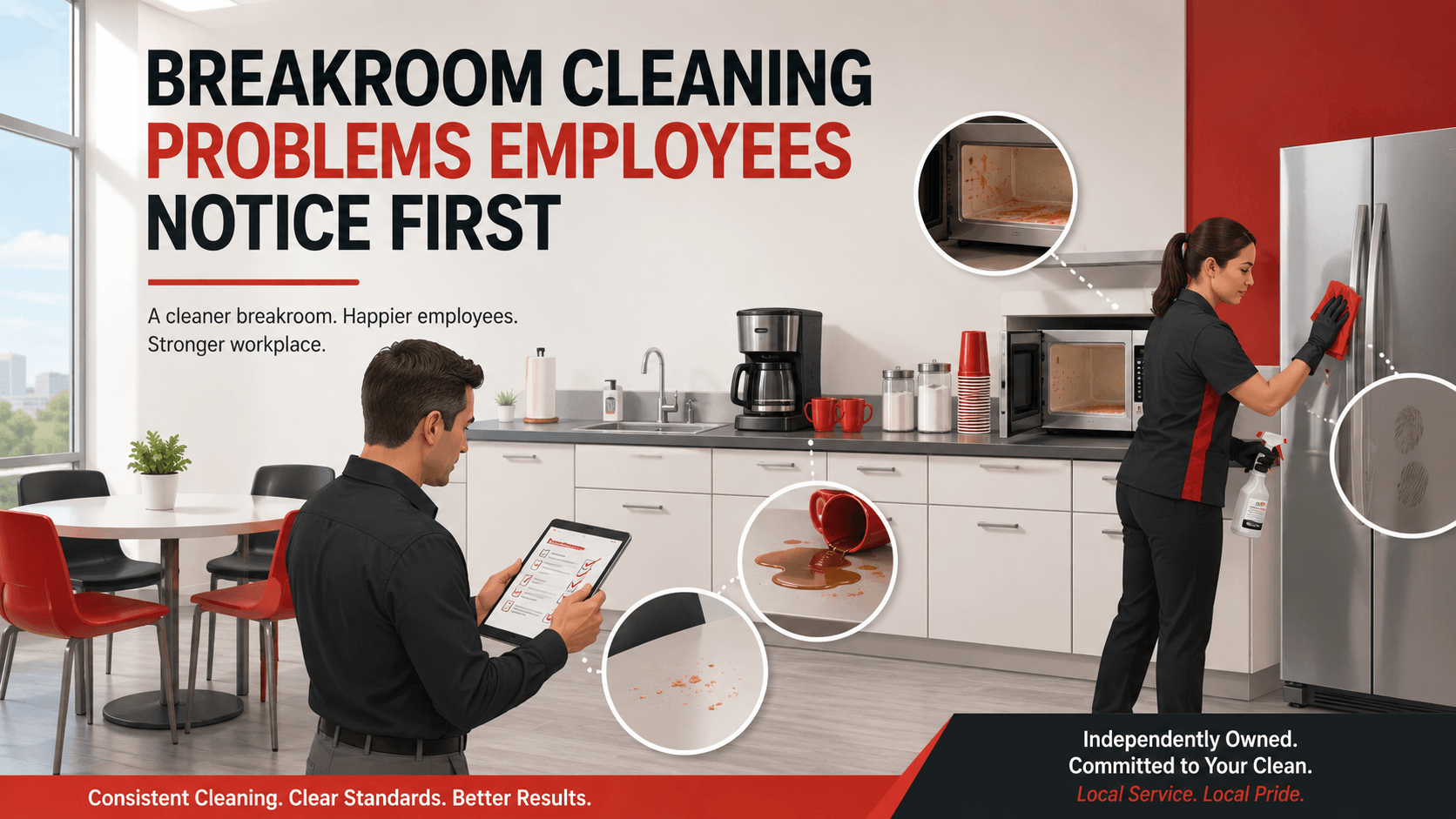 Breakroom Cleaning Problems Employees Notice First