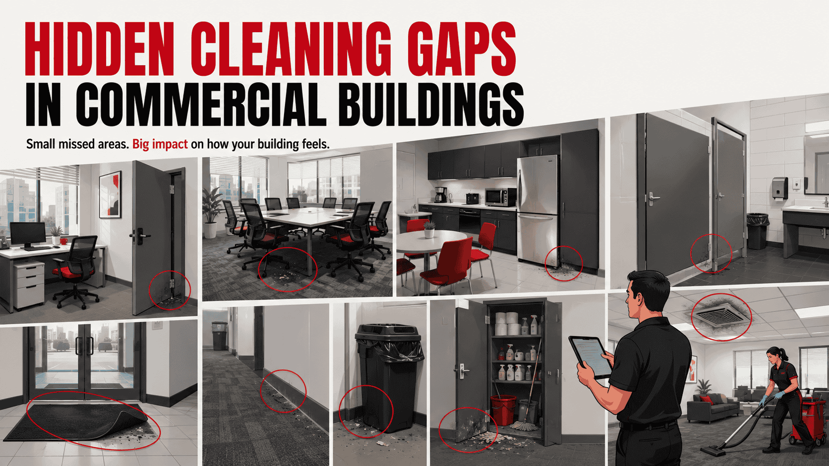Hidden Cleaning Gaps in Commercial Buildings