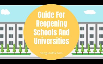 Guide For Reopening Schools And Universities