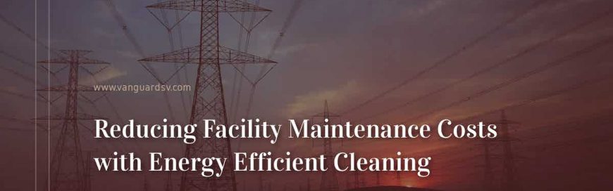 Reducing Facility Maintenance Costs with Energy Efficient Cleaning