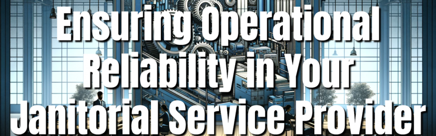 Spotless Success: Ensuring Operational Reliability in Your Janitorial Service Provider