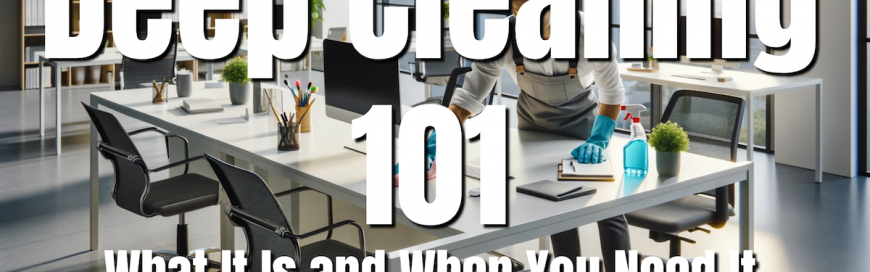 Deep Cleaning 101: What It Is and When You Need It