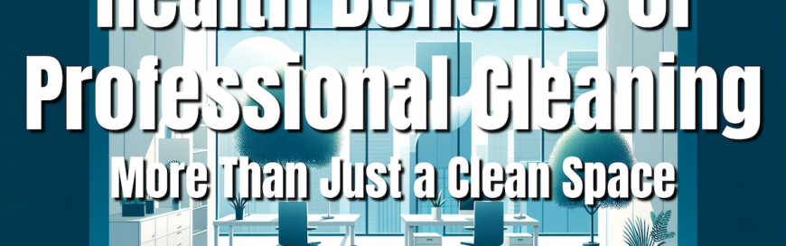 Health Benefits of Professional Cleaning: More Than Just a Clean Space