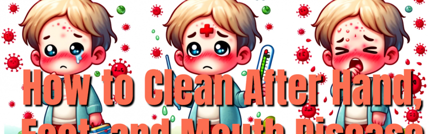 How to Clean After Hand, Foot, and Mouth Disease