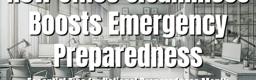 How Office Cleanliness Boosts Emergency Preparedness: Essential Tips for National Preparedness Month [VIDEO]