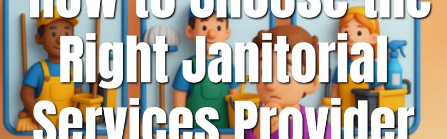 How to Choose the Right Janitorial Services Provider