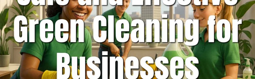 Safe and Effective Green Cleaning for Businesses