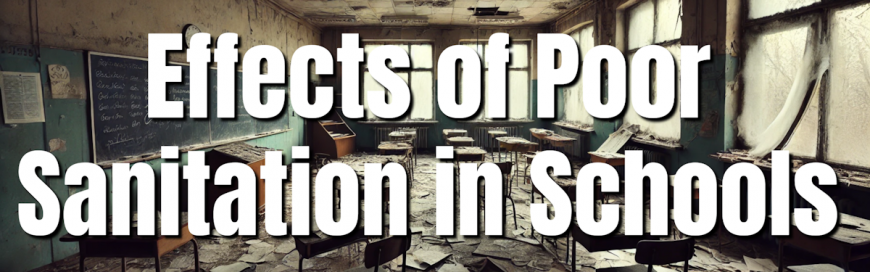 Effects of Poor Sanitation in Schools [VIDEO]