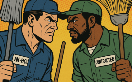 Pros and Cons of In-House vs. Contracted Janitorial Services